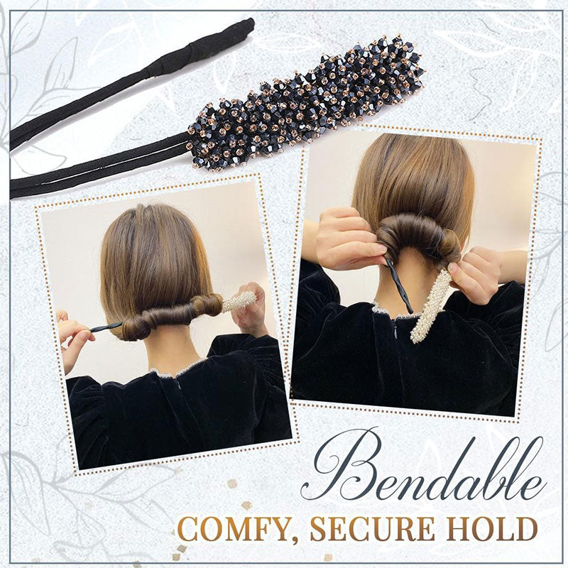 Rhinestone Easy Bun Maker