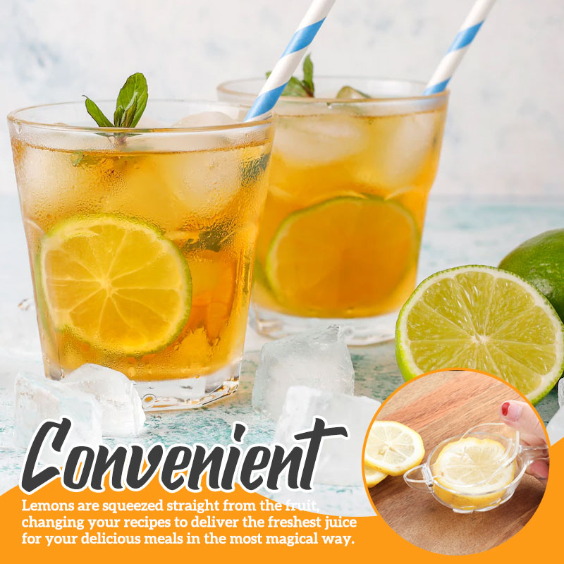 🍋 Acrylic Boat Shaped Lemon Squeezer clip