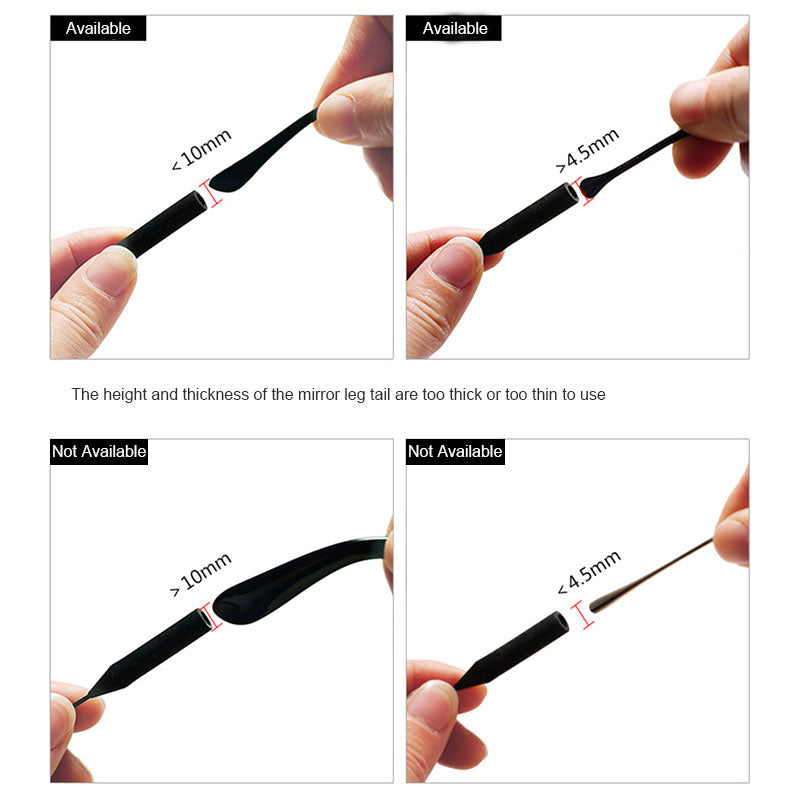 Adjustable Sports Glasses Silicone Rope