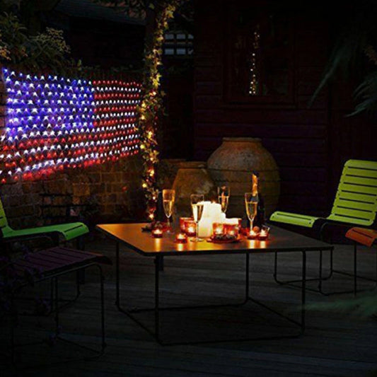 American Flag LED String Light
