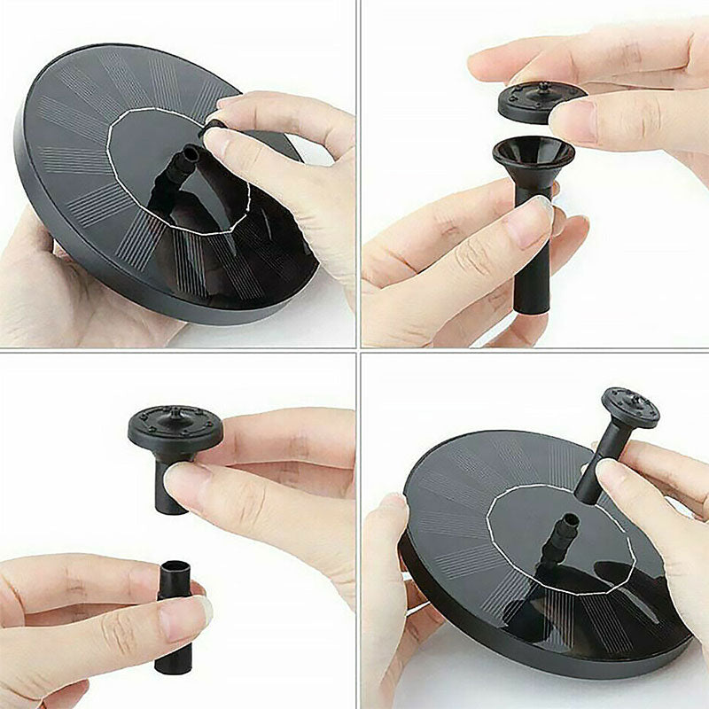 Floating Solar Fountain Garden Water Fountain Decoration