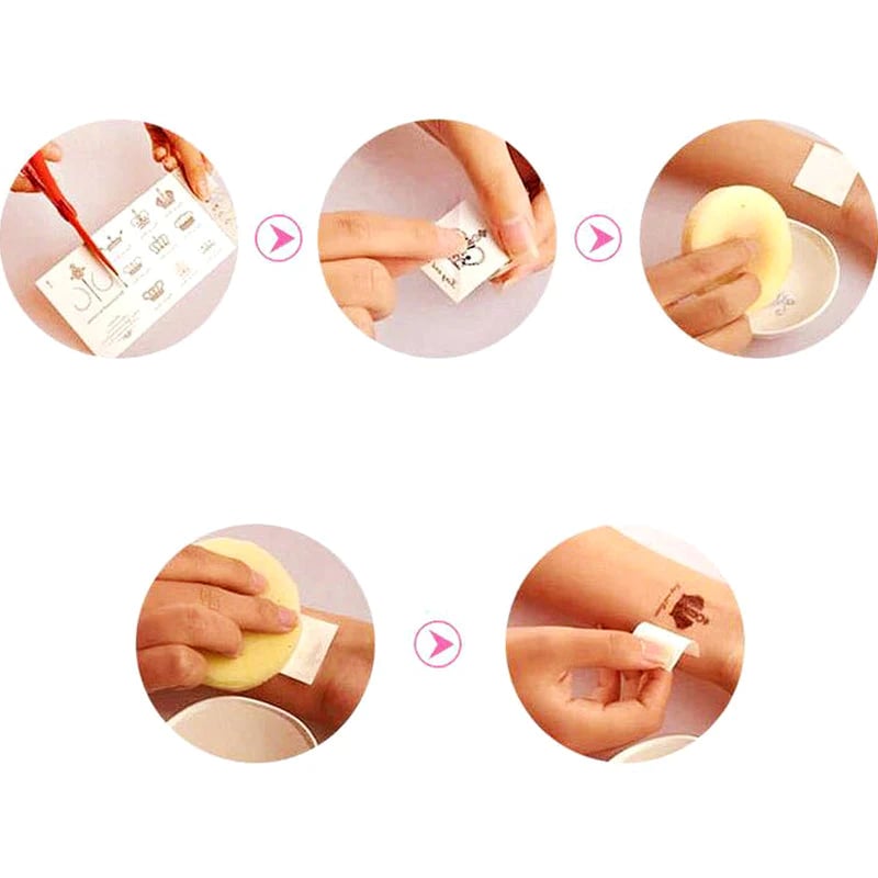 Stilvolle und kreative 3D-Tattoo-Sticker 50STK/Stylish And Creative 3d Tattoo Stickers 50pcs