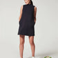 Turtleneck Sleeveless Dress