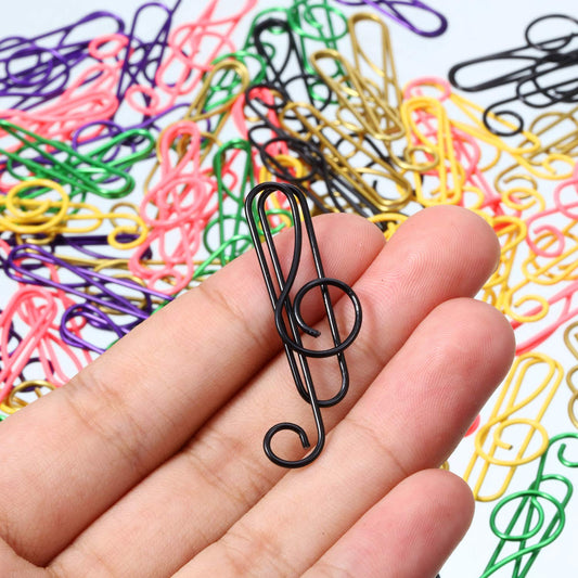 🎵Music Multicoloured Metal Paper Clips(100 PCS)