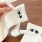 Magnetic Suction Hand Couple Socks Cartoon Cute Breathable Comfortable Socks Women Holding Hands Socks