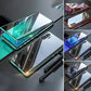 Magnetic Tempered Glass Double-sided Phone Case