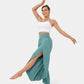 High Waisted Split Wide Leg Quick Dry Casual Pants