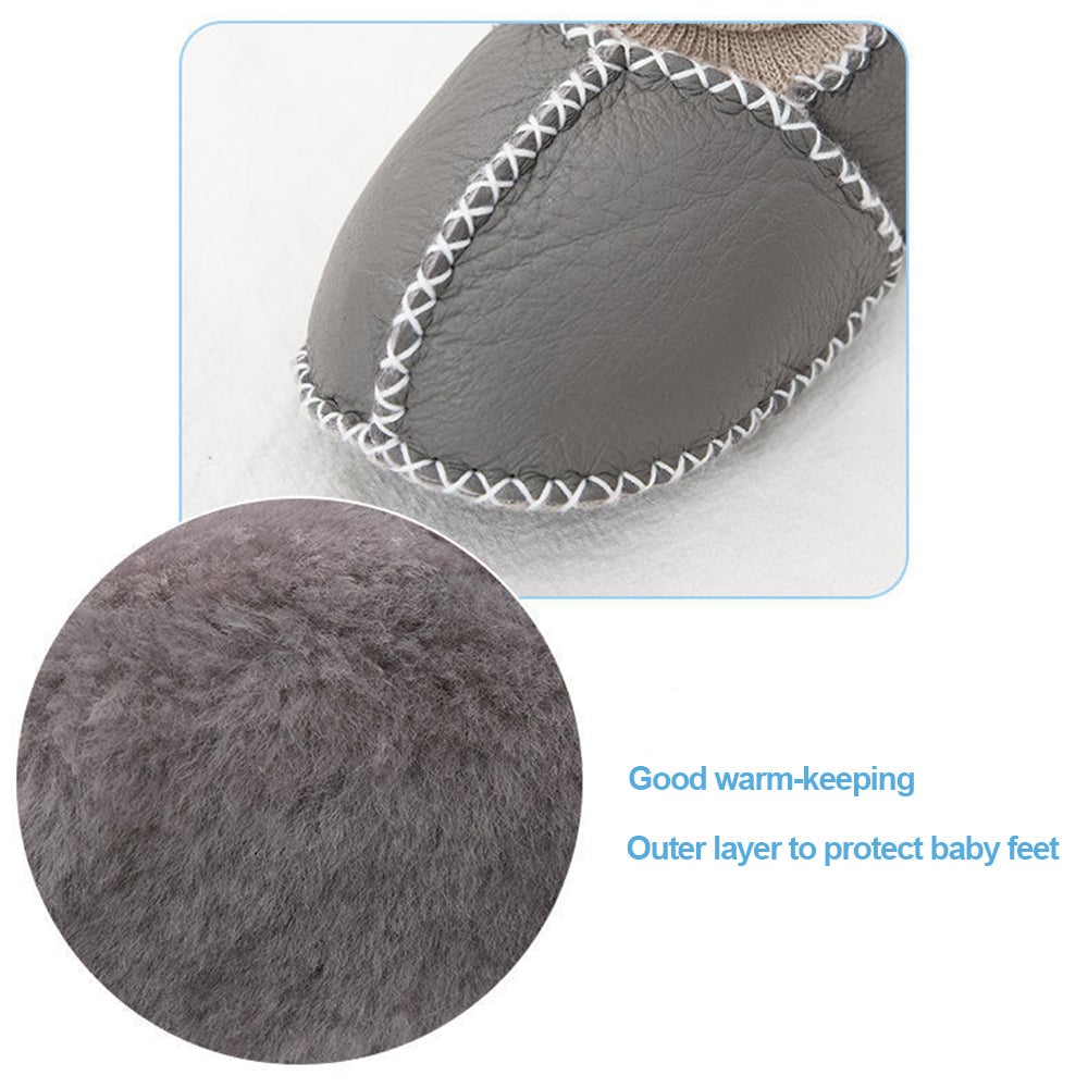 🌈Multiple Colors - 👶Warm Fur Baby Sock Shoes