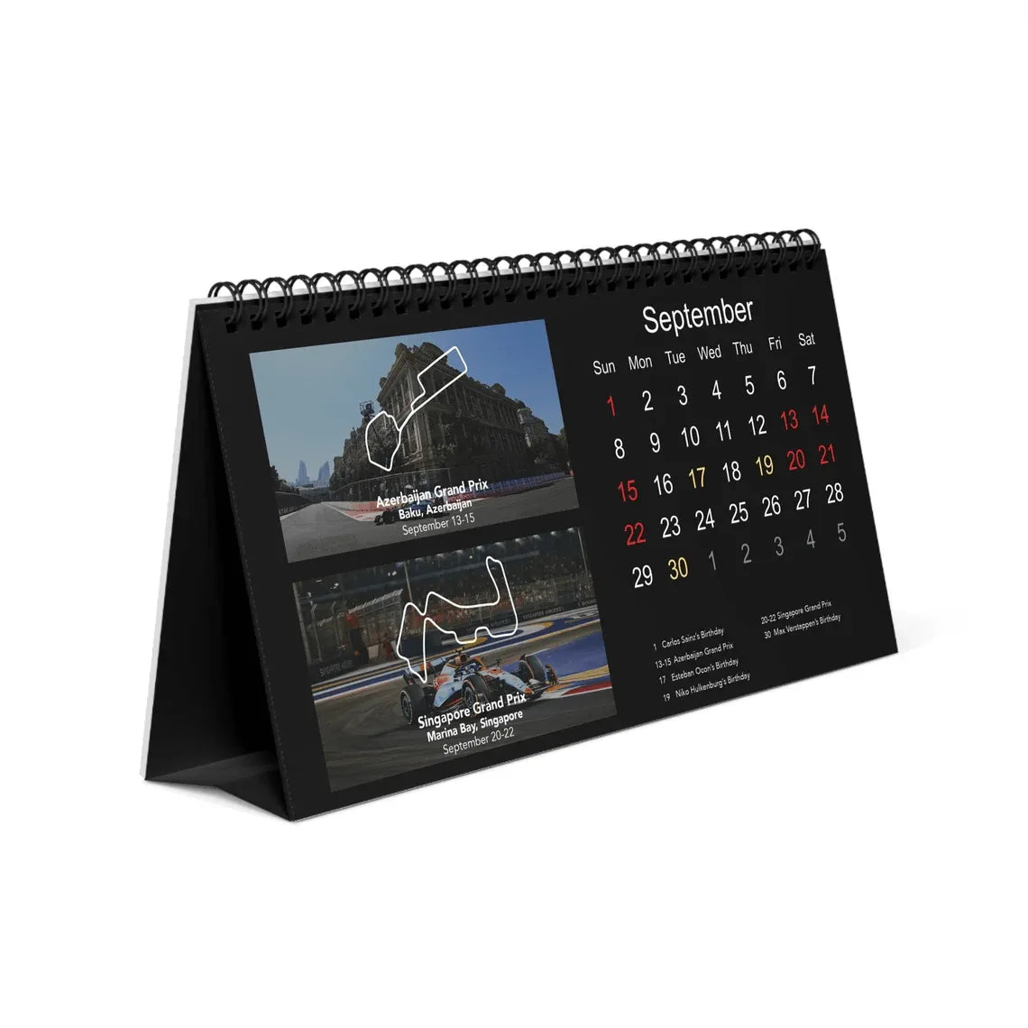 2024 Kalender/2024 F1 Desk Calendar