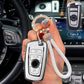 BMW Car Key Case Rhinestones Keychain