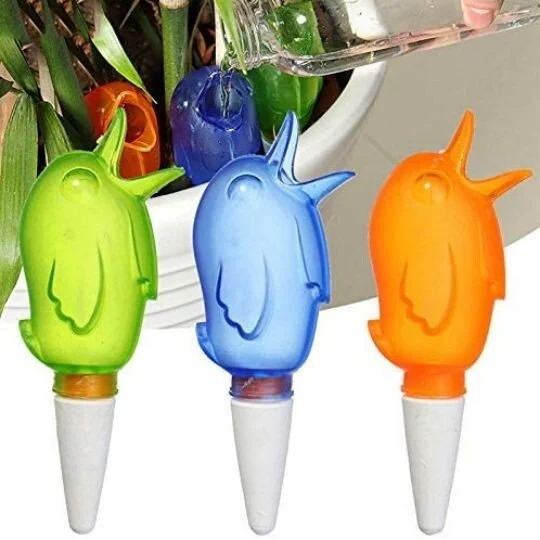 🐦Self Spike Planter Drip Watering Bird