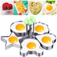 Kreativ omelettform i rustfritt stål/Creative Stainless Steel Omelette Mold