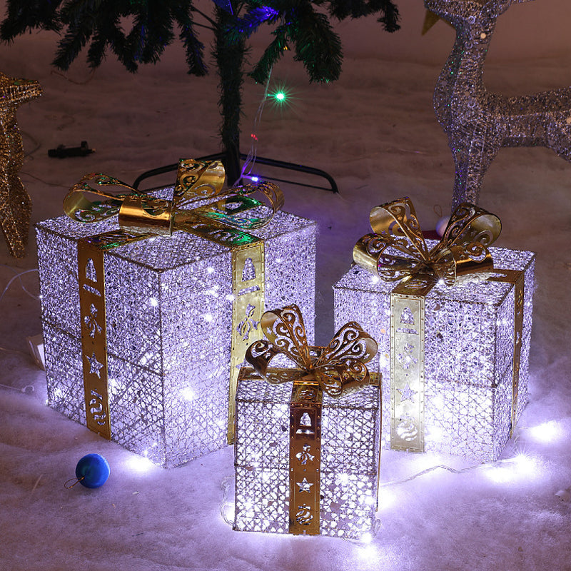 3PCS Christmas Decoration Gift Box