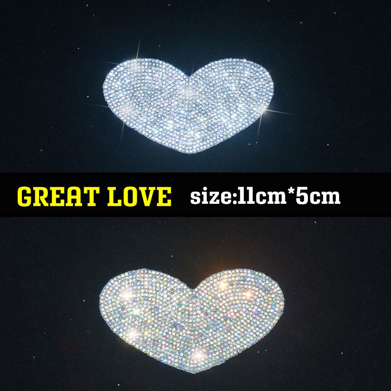 Cartoon Pattern Rhinestone Sticker