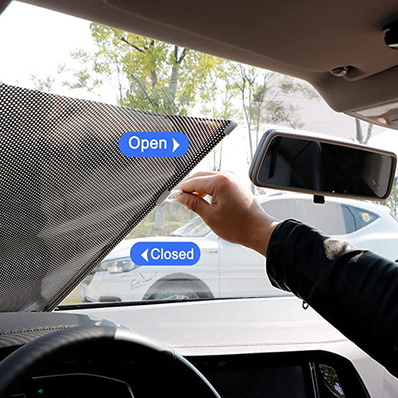 Car Automatic Retractable Sun Shade