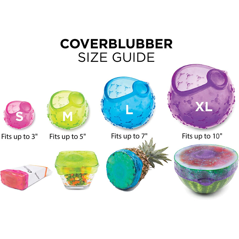 Round Silicone Fresh-keeping Cover（4 Pcs）