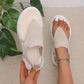 2022 Summer New Large Size Solid Color Flip Flop Sandals