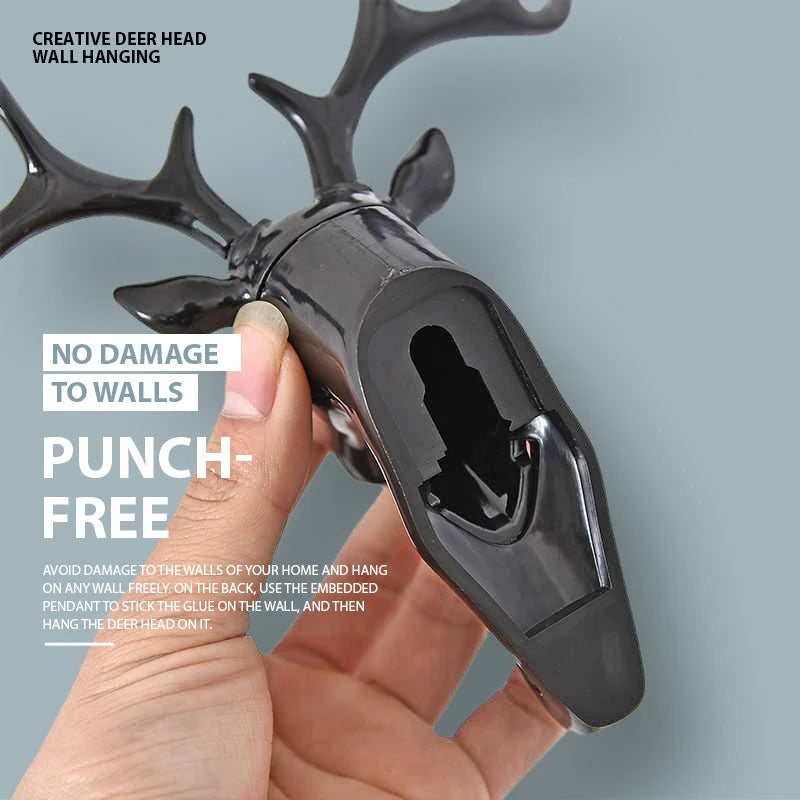 Creative Deer Head Wall Hanging