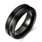 Folbom - Tungsten Steel Black Sand Ring