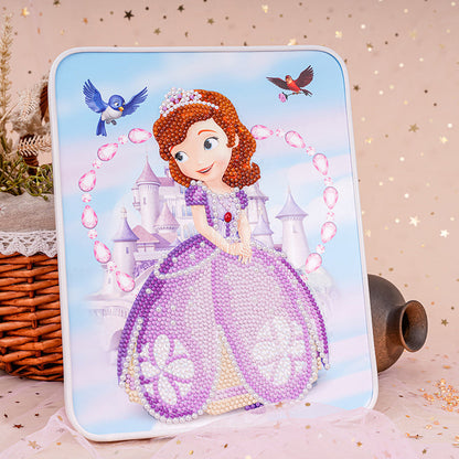 Princess Diamond Stickers Handmade Diy