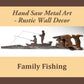 🤓father's Day Unique Gift🎁Hand Saw Metal Art - Rustic Wall Decor