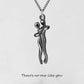 Men And Woman Embrace Clavicle Chain Necklace