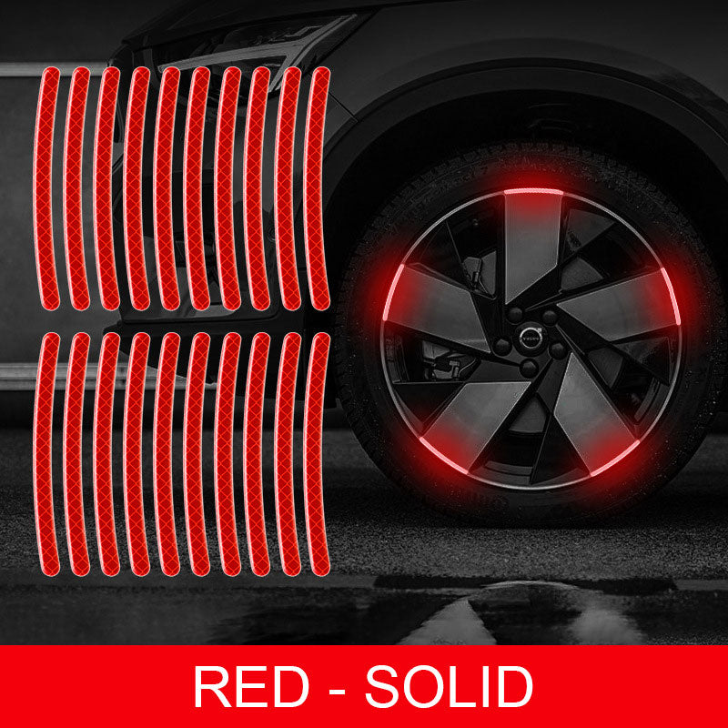 20PCS Car Tire Reflective Stickers
