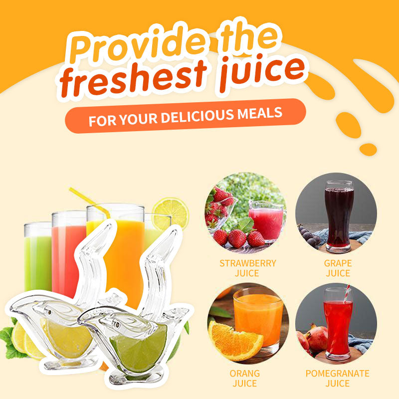 🍋 Acrylic Boat Shaped Lemon Squeezer clip