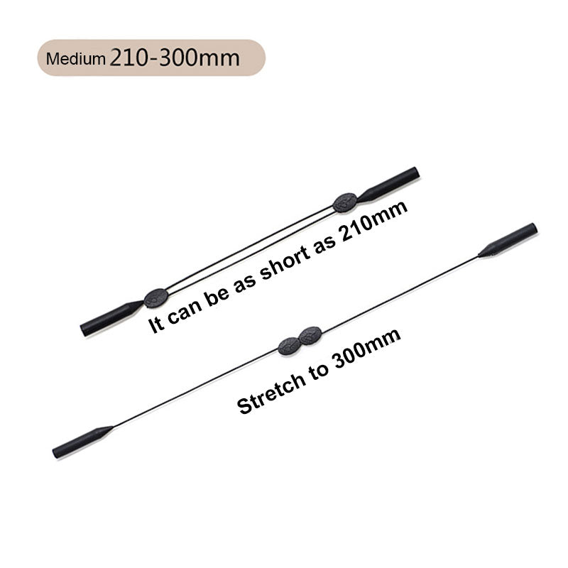 Adjustable Sports Glasses Silicone Rope