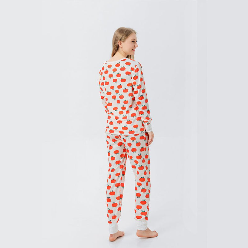 Halloween Pumpkin Full Print Family Pajamas Set