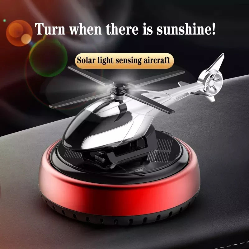 Car Solar Helicopter Aromatherapy