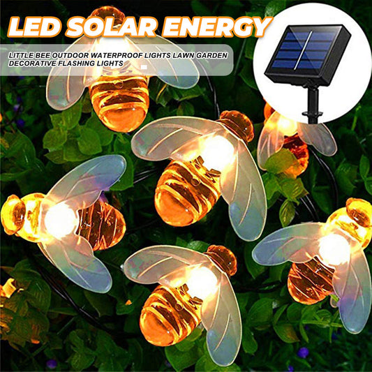 Little Bee Outdoor Waterproof Lights Lawn Garden Decorative Flashing Lights
