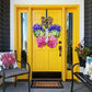 Tulip Butterfly Shaped Wreath for Front Door Decor