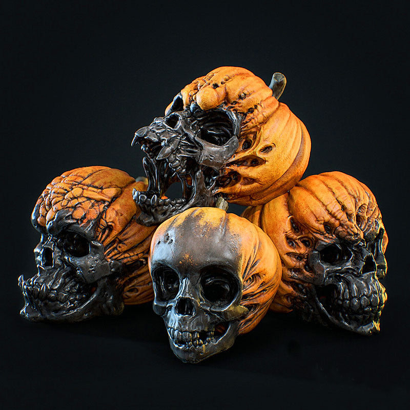 Evil Pumpkin Skulls