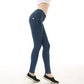 Mid Rise Denim Shaping Leggings