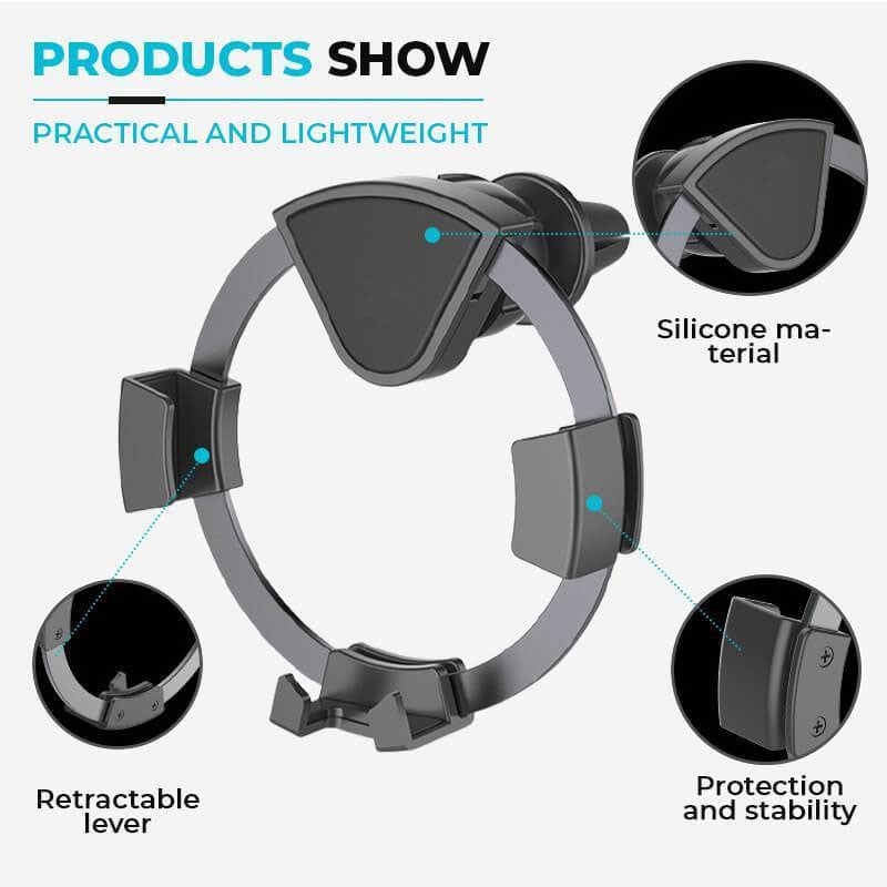 Round Car Phone Holder