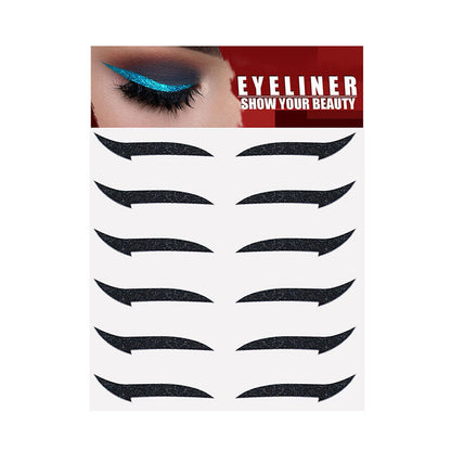 6 Pairs Self Adhesive Eyeliner Stickers
