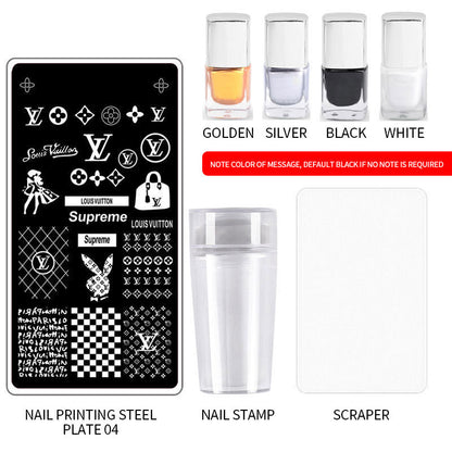 Nail Stamping Plates Set