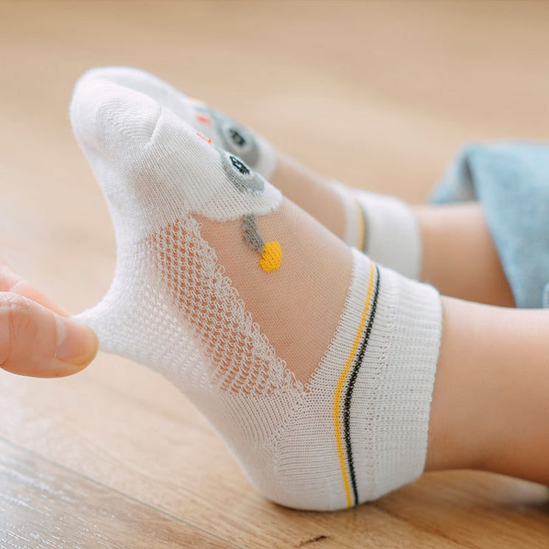 Children's Summer Thin Socks (five Pairs)