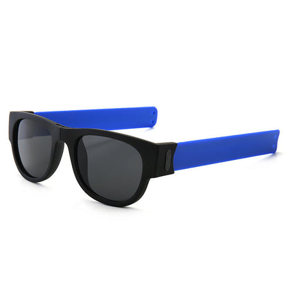 Folding Sunglasses with Slap Bracelet Arms