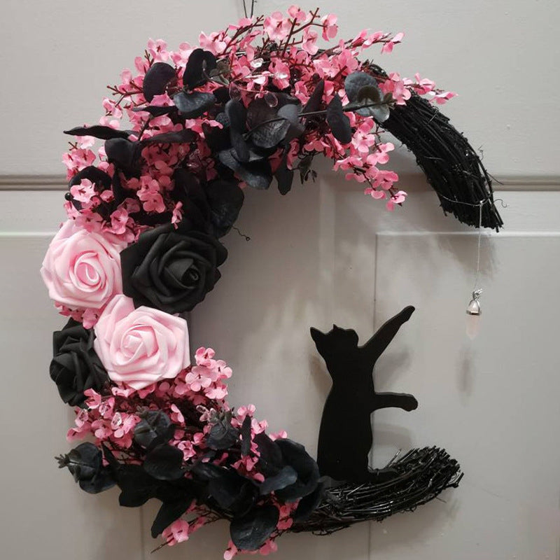 Star Cat Garland Home Window Decoration