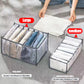 Drawer type separator basket for trousers and clothes storage box