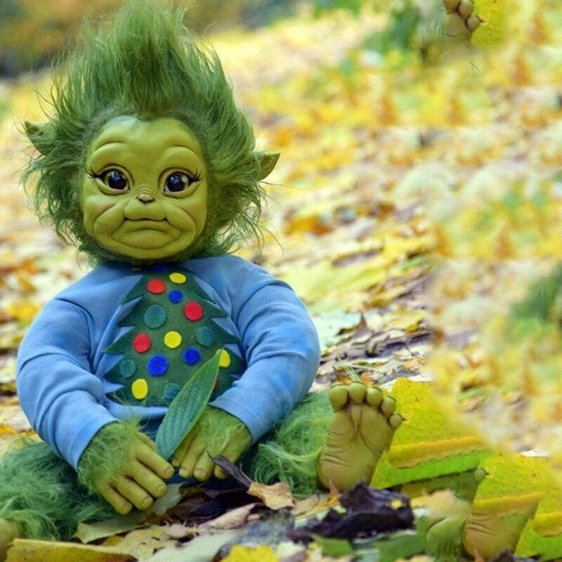 Halloween Grinch Baby Doll Toy