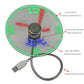 New USB Clock Fan with Real Time Clock