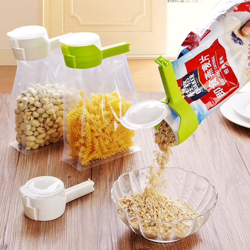 Plastic Food Bag Clips (4 Pcs)