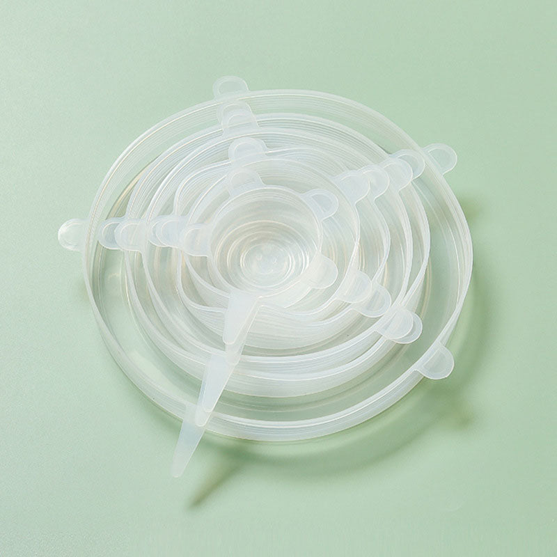 Food Grade Silicone Fresh Cover (A set of six )