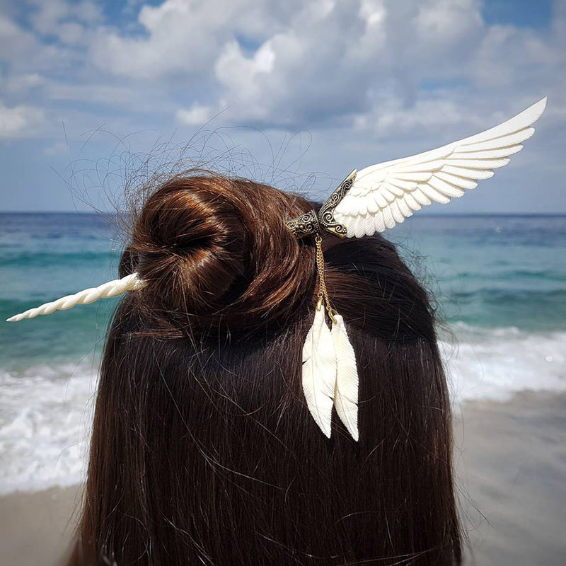 Angels Wing Unicorn Pegasus Hair Stick