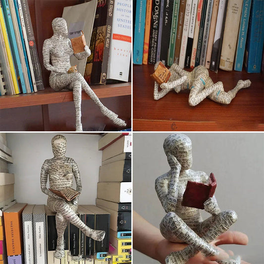 Reading Woman, Bookshelf Decor, Bookish Gift