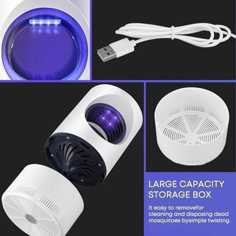 🦟 Advanced Mosquito Exterminator – Suction Fan, No Zapper, Child Safe