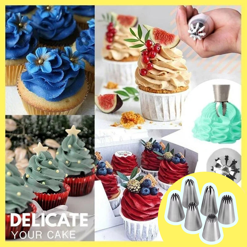 Cake Decor Piping Tips & Create Unique Cupcake Decorating